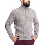 Benjamin Wool Sweater // Cappuccino (XL)