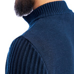 Wool Isaac Cardigan // Navy (2XL)