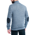 Wool Benjamin Sweater // Denim (XL)