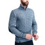 Wool Benjamin Sweater // Denim (L)