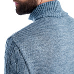 Wool Benjamin Sweater // Denim (S)