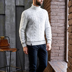 Wool Josh Sweater // Light Gray (S)