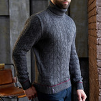 Wool Josh Sweater // Dark Gray (L)