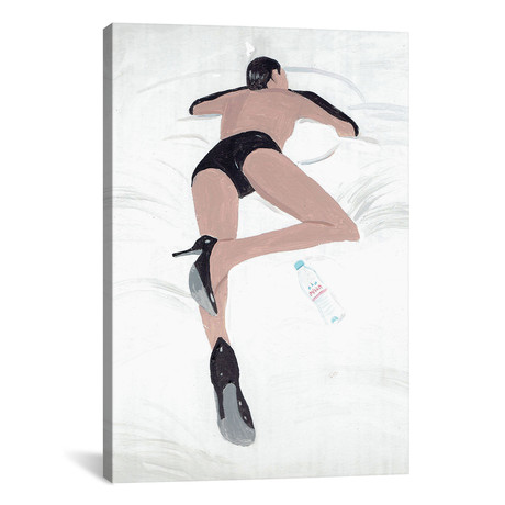 Evian and Chill (12"W x 18"H x 0.75"D)