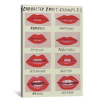 Character Trait Examples (12"W x 18"H x 0.75"D)
