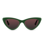 Vista Polarized Sunglasses (Forest Green + Brown Gradient)