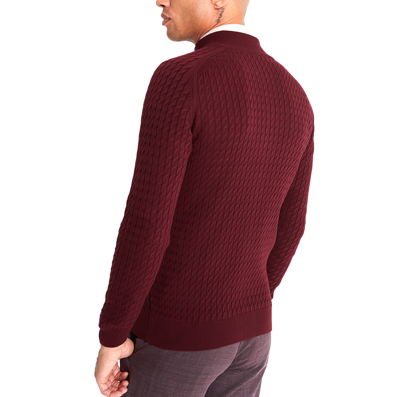 Victor Sweater // Bordeaux (Small) - Jimmy Sanders - Touch of Modern