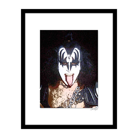 Gene Simmons Wall Art // V2 (12"W x 16"H x 2"D)