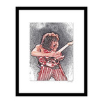 Eddie Van Halen Wall Art (12"W x 16"H x 2"D)