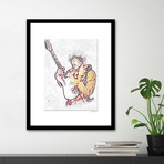 Jimi Hendrix Wall Art // V1 (12"W x 16"H x 2"D)