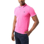 Steve Short Sleeve Polo // Pink (XL)