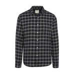 Marylebone Check Shirt // Black (XL)