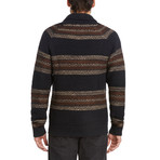 Shetland Cardigan Sweater // Black (S)
