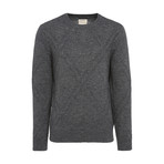 Argyle Crew Sweater // Heather Charcoal (M)
