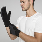 Thermoform Polar Unisex Gloves // Black Gray (XS-S)