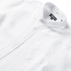 Linen Long Sleeve Tailored // White (M)