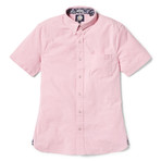 Solid Stretch Oxford Shirt // Pink (XS)