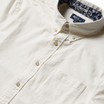 Solid Stretch Oxford Shirt // White (L)