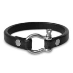 Black Shackle Bracelet (Small)