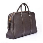 Leather Briefcase // Brown