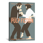 Pulp Fiction - Blue // Claudia Varosio (12"W x 18"H x 0.75"D)