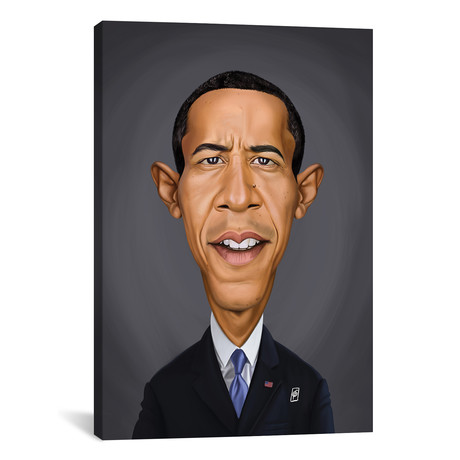 Barack Obama // Rob Snow (12"W x 18"H x 0.75"D)