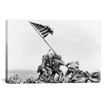 Raising the Flag on Iwo Jima, February 23, 1945 // Joe Rosenthal (18"W x 12"H x 0.75"D)