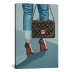 Louis Vuitton Bag And Louboutin Heels // CeCe Guidi (12"W x 18"H x 0.75"D)