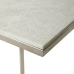 Grant Metal & Marble End Table