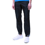 Prada // Rubber Tag Relaxed Fit Pants // Black (S)