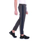 Prada // Side-Stripe Ankle Pants // Dark Gray (30)