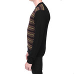 Prada // Patterned Wool Sweater // Black (S)