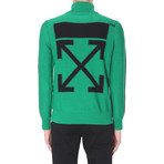 Off-White // "Impressionism" Virgin Wool Sweater // Green (S)