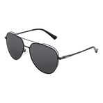 Lyra Polarized Sunglasses // Black Frame + Black Lens