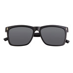 Pictor Polarized Sunglasses // Black Frame + Black Lens