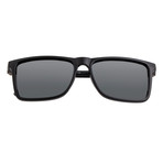 Caelum Polarized Sunglasses // Black Frame + Black Lens