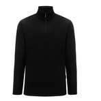 Heavy 1/4 Zipper Sweatshirt // Black (2XL)