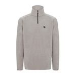 Polarline 1/4 Zipper Sweatshirt // Light Gray (XS)