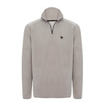 Polarline 1/4 Zipper Sweatshirt // Light Gray (S)