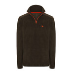 Polarline 1/4 Zipper Sweatshirt // Khaki (XL)