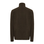 Polarline 1/4 Zipper Sweatshirt // Khaki (S)
