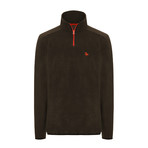 Polarline 1/4 Zipper Sweatshirt // Khaki (XL)