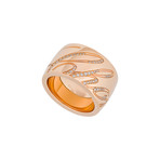 Chopard Chopardissimo 18k Rose Gold Diamond Revolving Ring II // Ring Size: 6.75