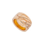 Chopard Chopardissimo 18k Rose Gold Diamond Revolving Ring I // Ring Size: 6.75