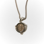 Ancient Rome // Emperor Philip I, 244-249 AD // Silver Coin Pendant