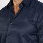 Mateo Long Sleeve Button-Up Shirt // Royal Blue (Large)