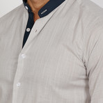 Isaac Long Sleeve Button-Up Shirt // Linen Gray (Small)