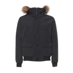 Short Hooded Jacket // Black (XL)