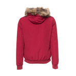 Short Hooded Jacket // Red (L)