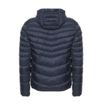 Quilted Jacket // Navy (M)